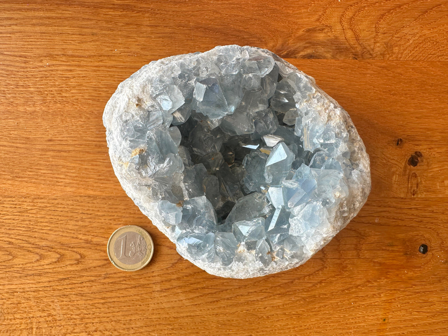 Coelestin Stufe groß Unikat