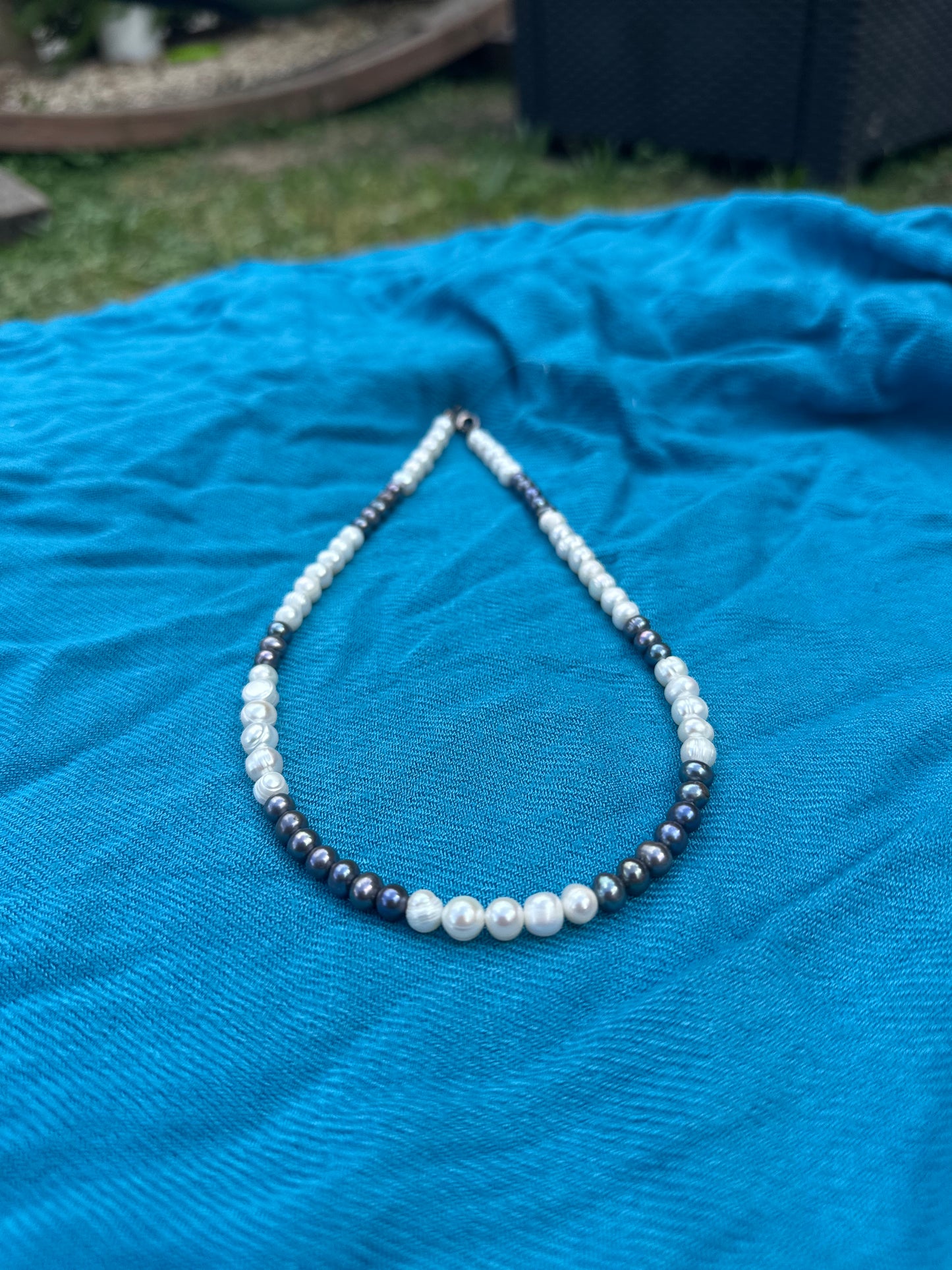 Süßwasserperlenkette "Hekate" Unikat
