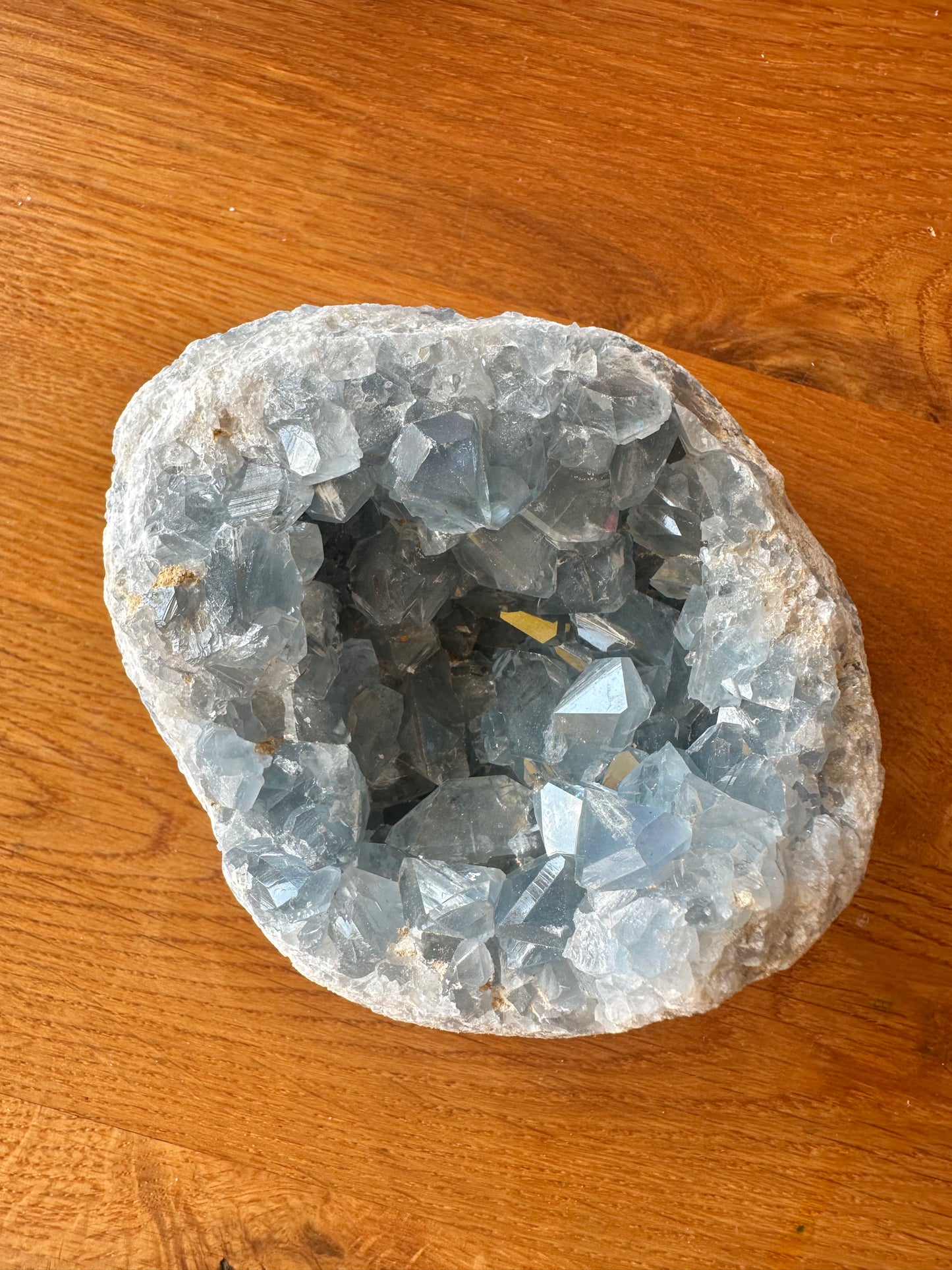 Coelestin Stufe groß Unikat