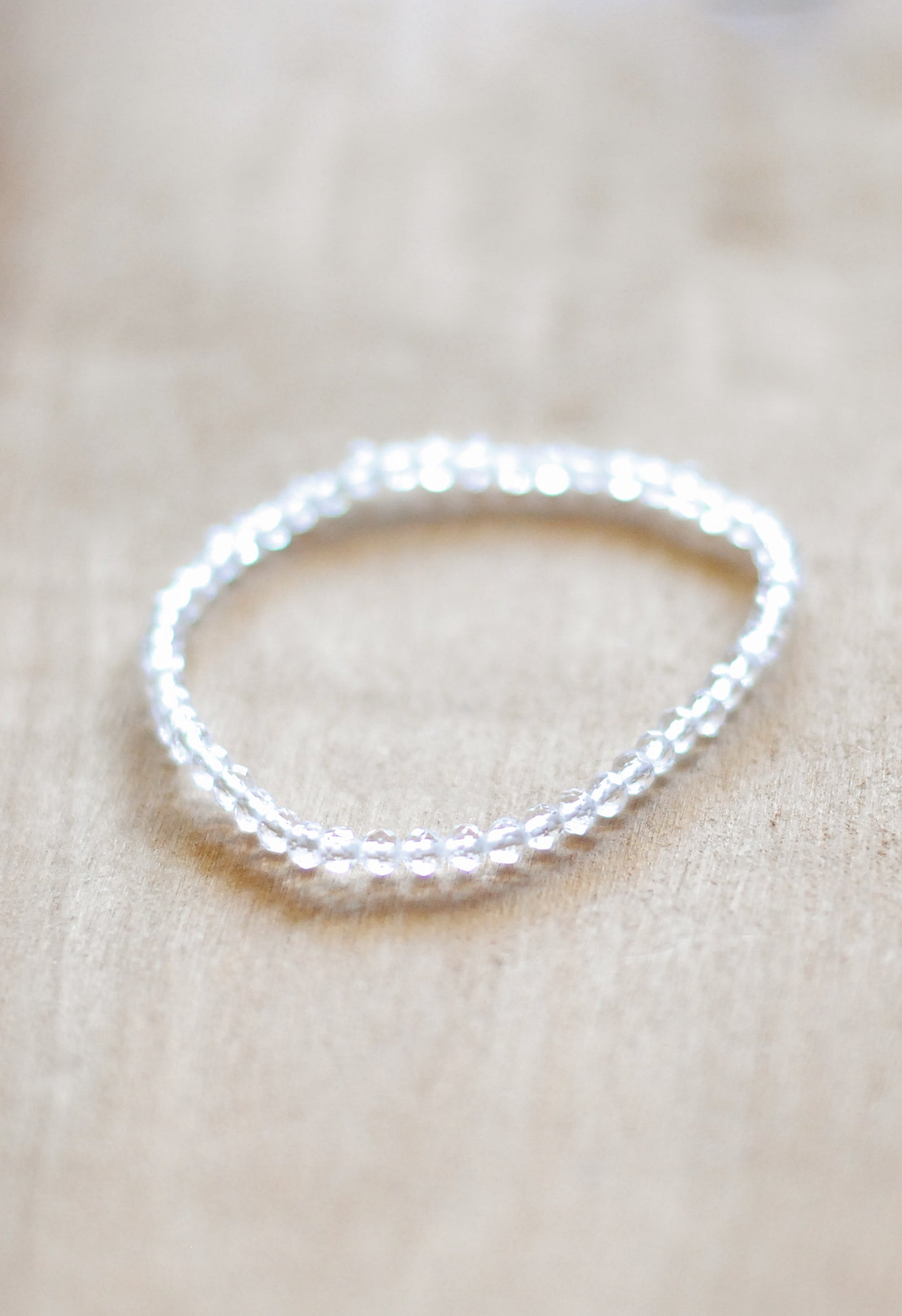 Bergkristall Armband facettiert