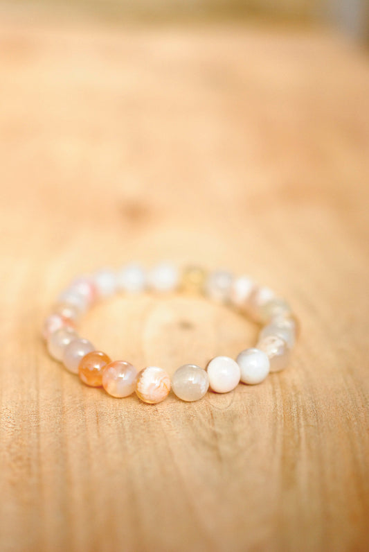 Kirschblütenachat Armband