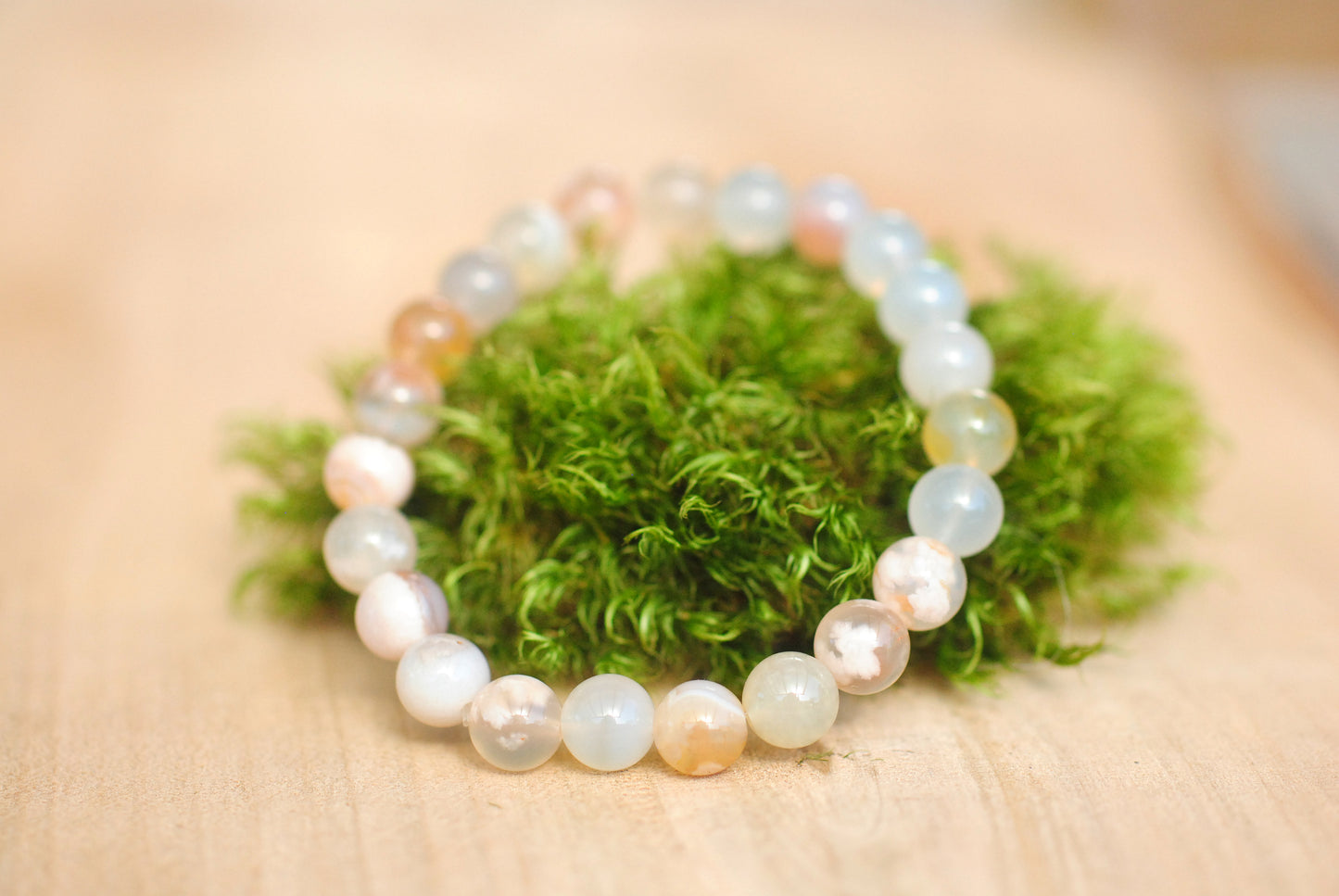 Kirschblütenachat Armband