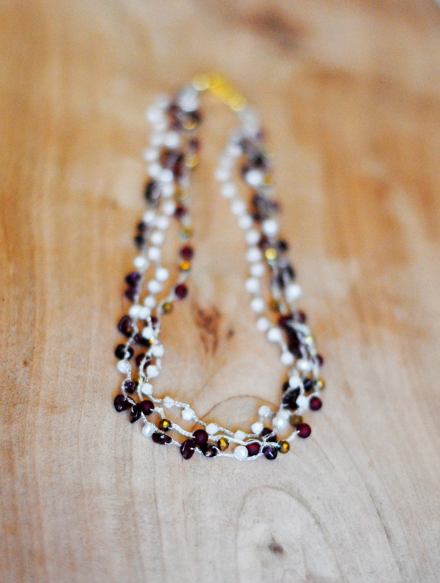 Unikat-Kette "Ruby" mit Granat