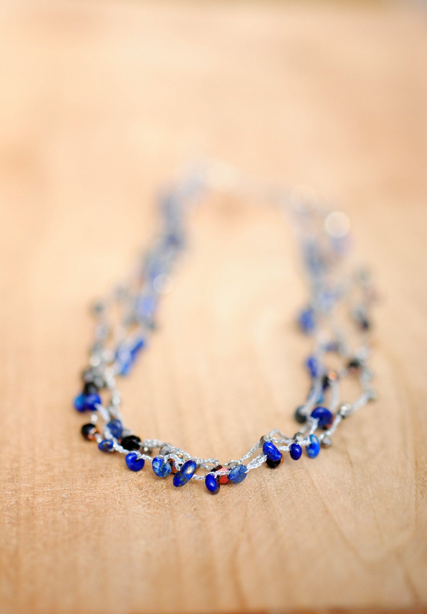 Unikat-Kette "Sternenhimmel" mit Lapislazuli