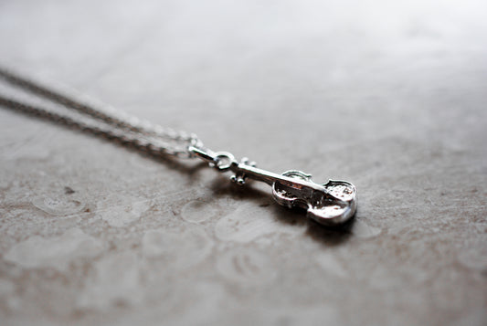 925er Silber Kette "Violine"