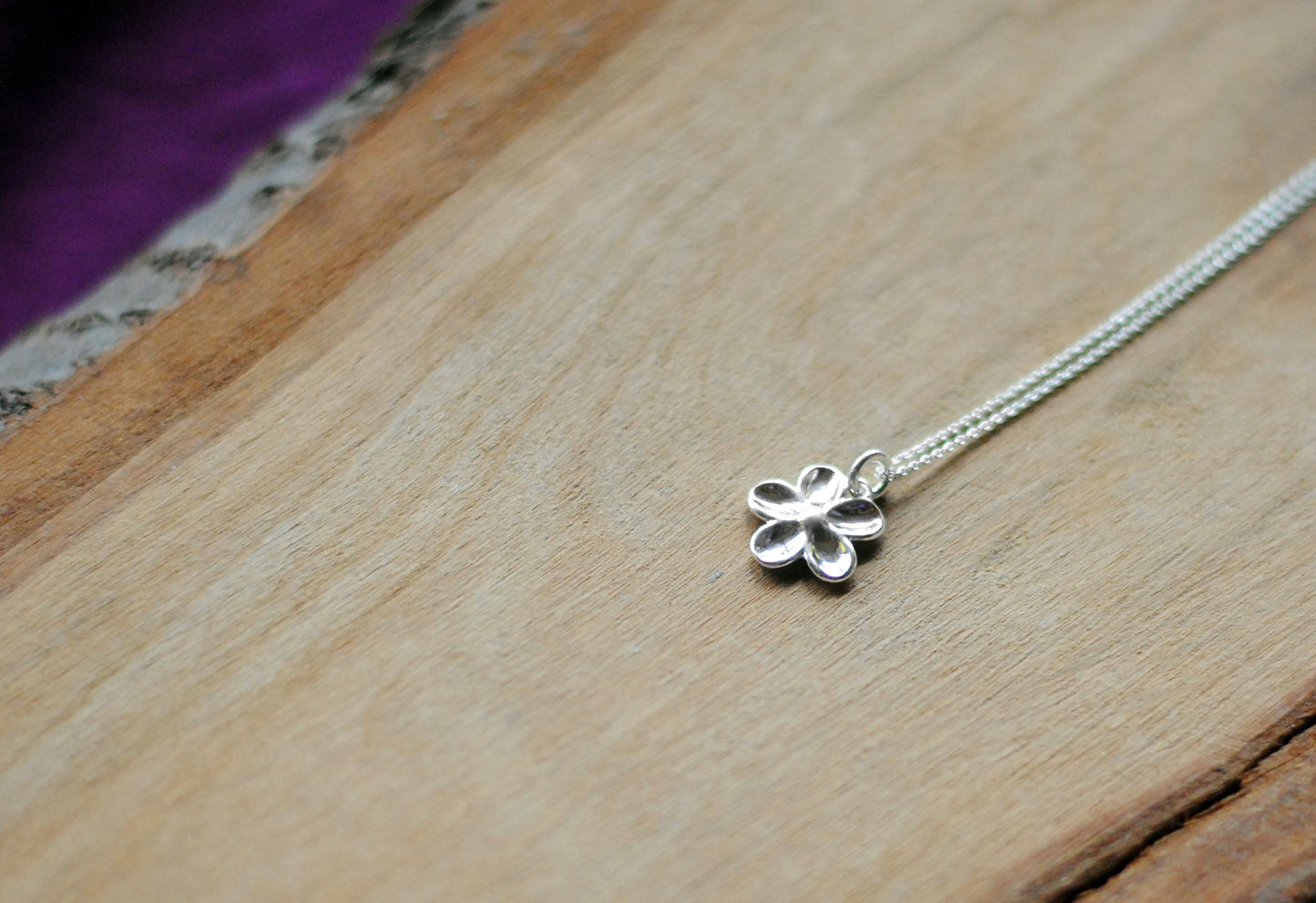 925er Silber Kette "Blüte"
