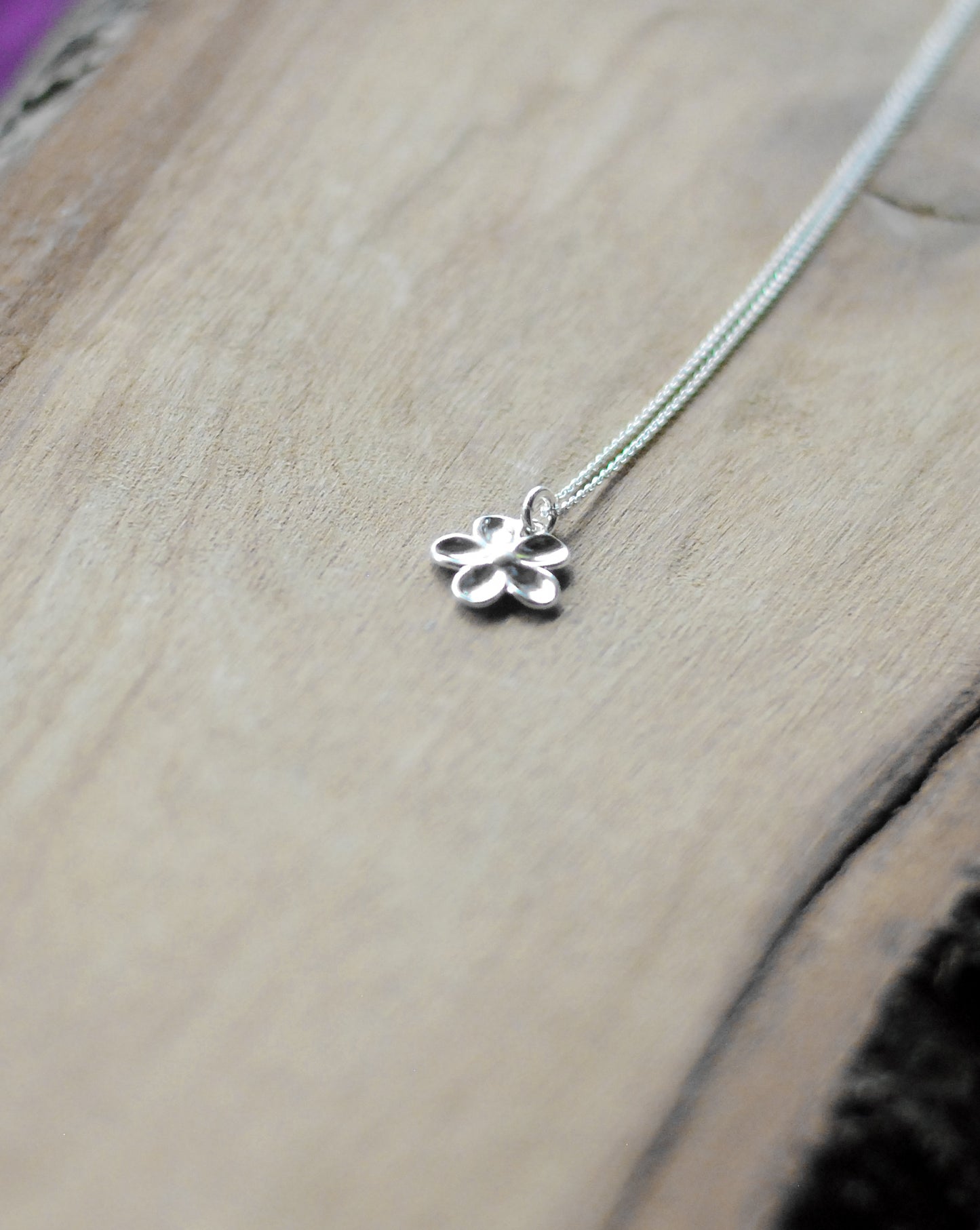 925er Silber Kette "Blüte"