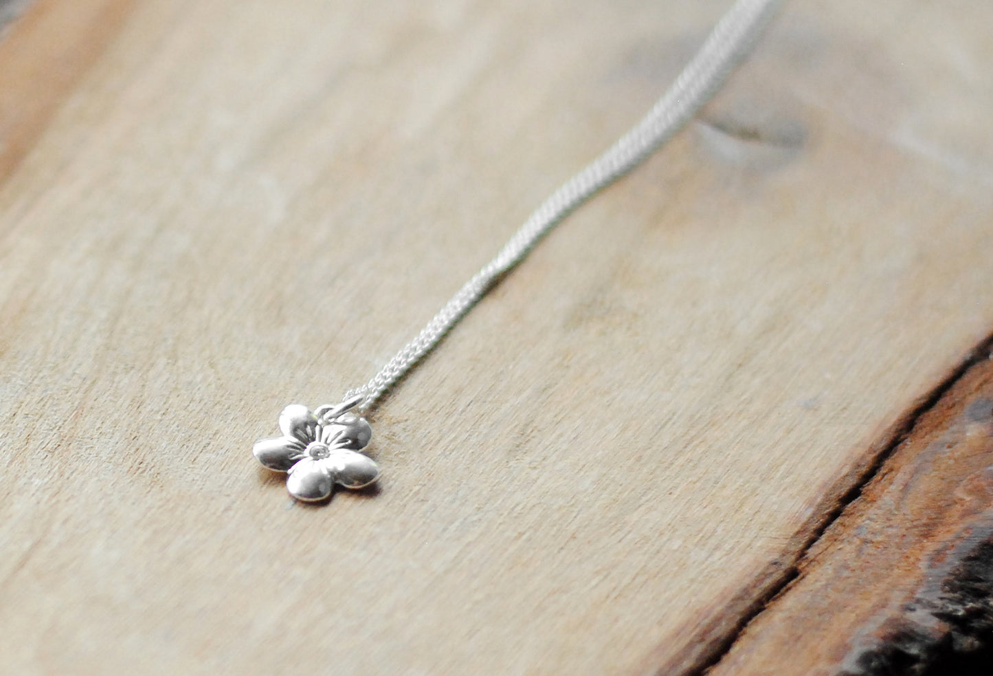 925er Silber Kette "Blüte"