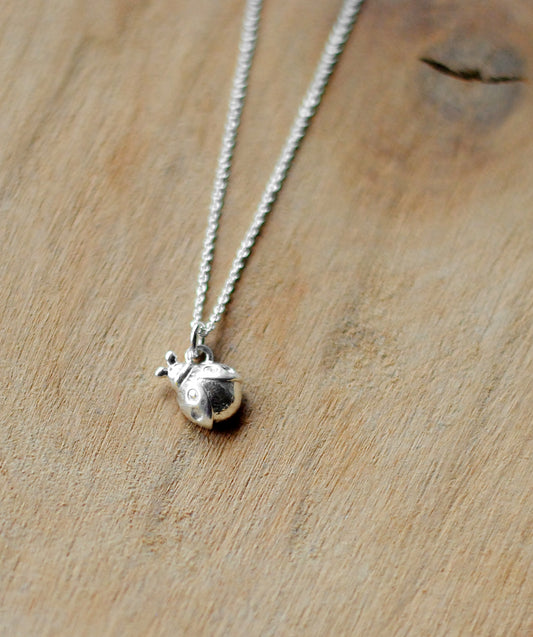925er Silber Kette "Marienkäfer"