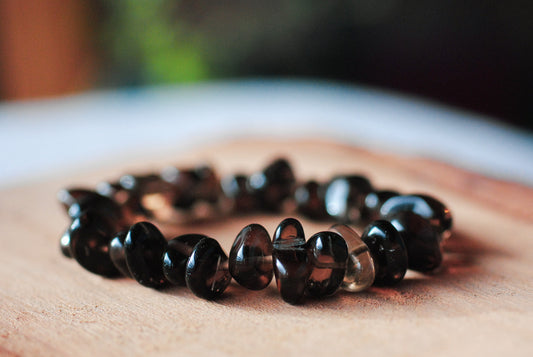 Rauchquarz Armband dunkel