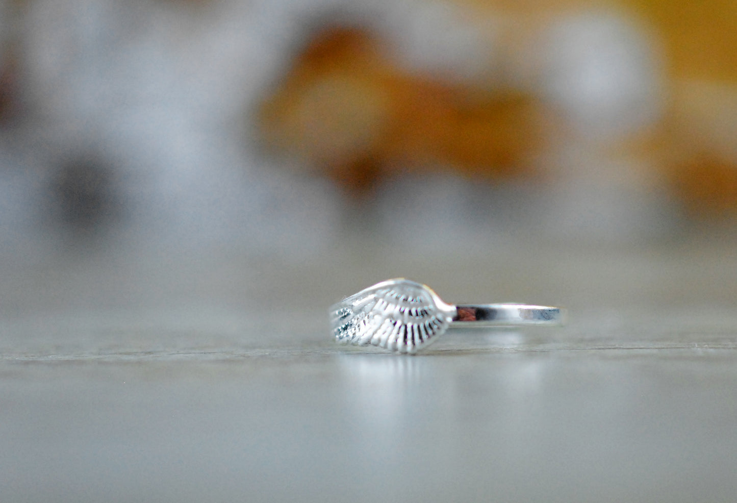 925er Silber Ring Engelsflügel