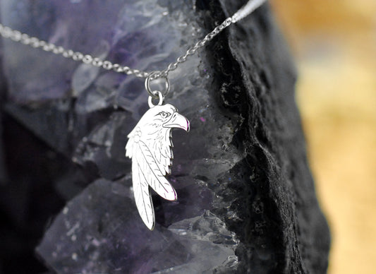 925er Silber Kette "Adlerfeder"