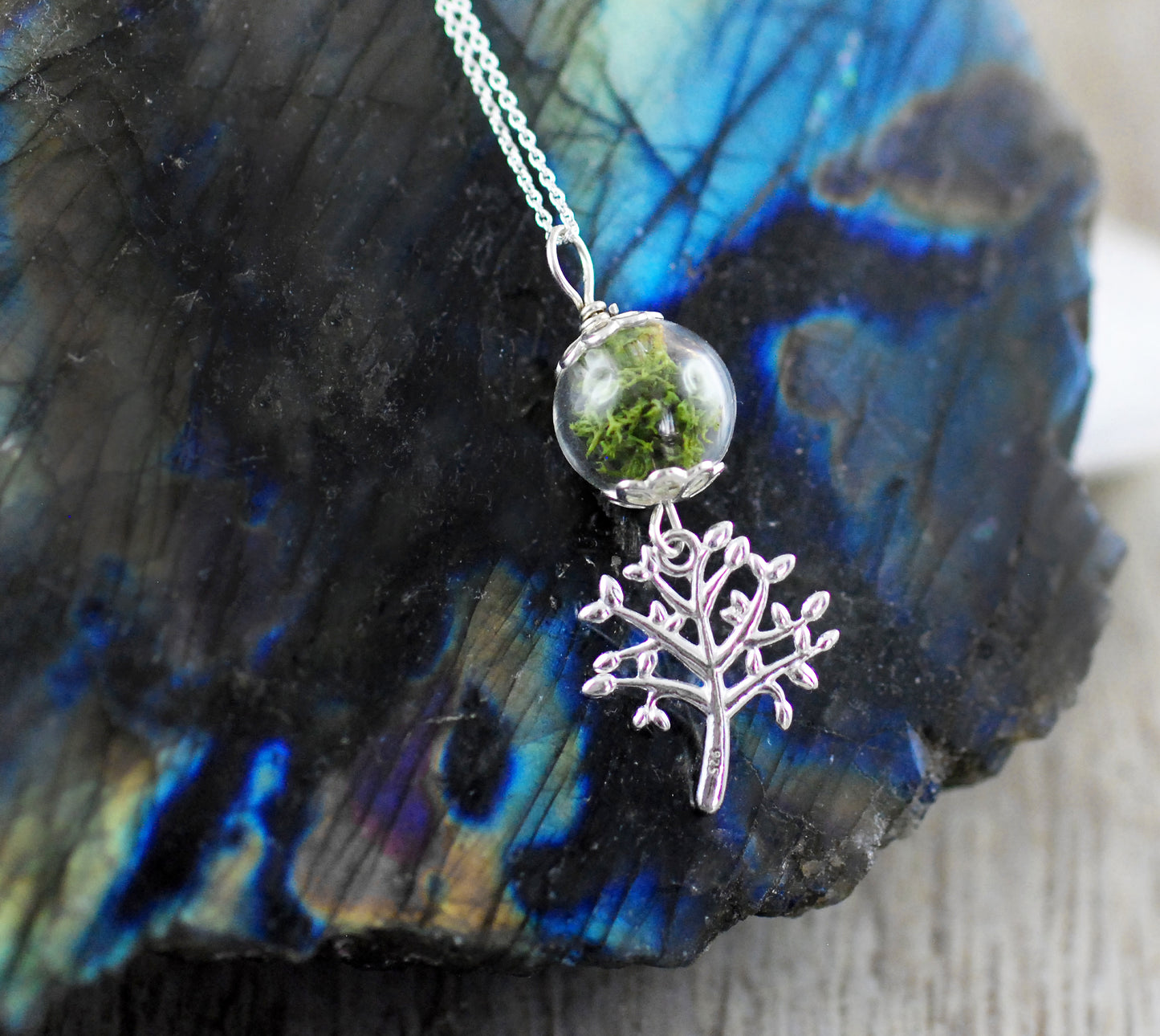 925er Silber Kette "Lebensbaum"