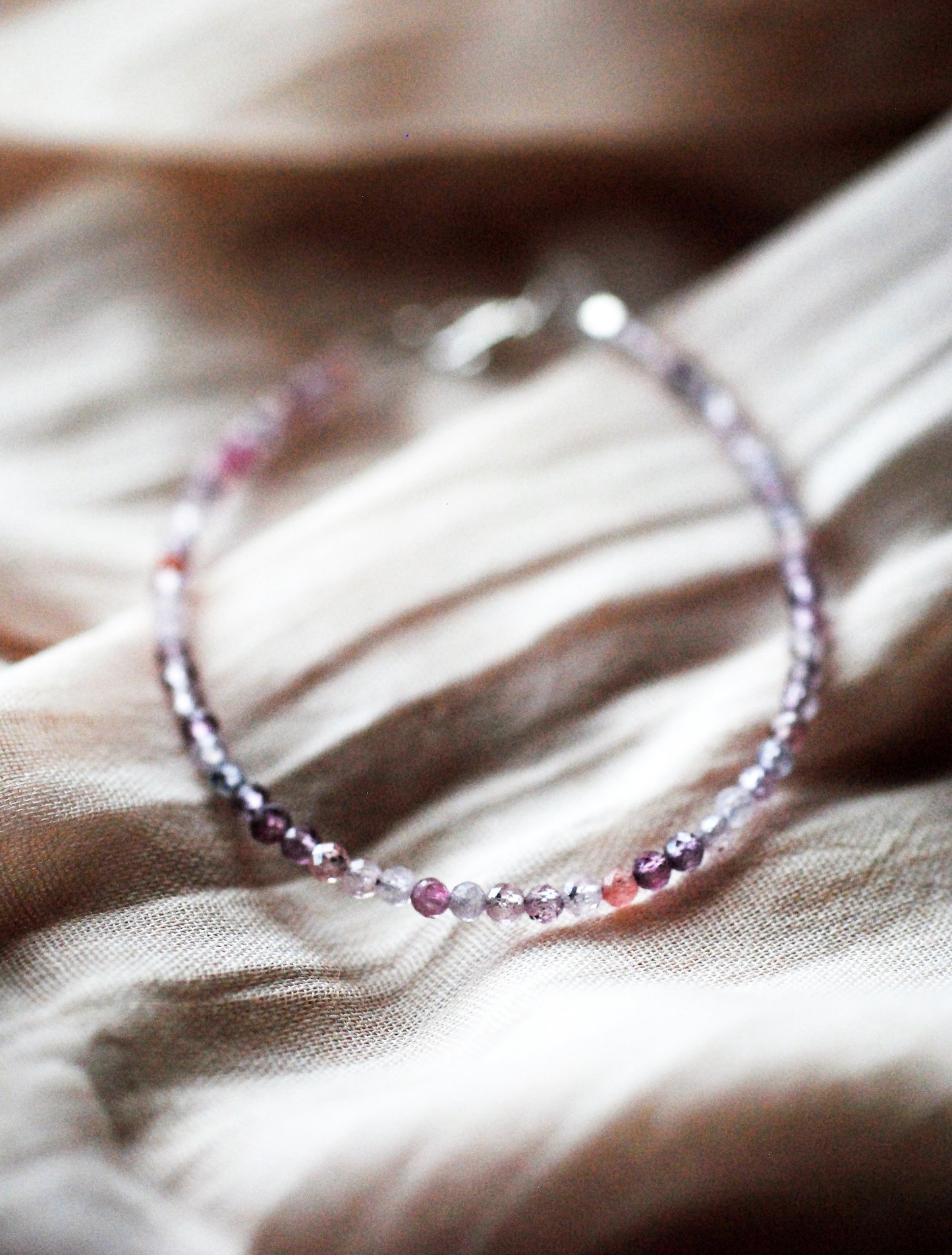 Spinell Armband facettiert