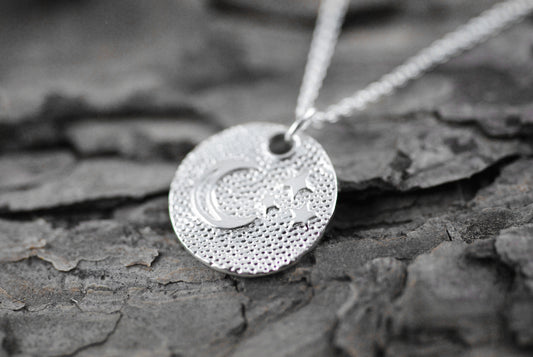 925er Silber Kette "Sternenhimmel"