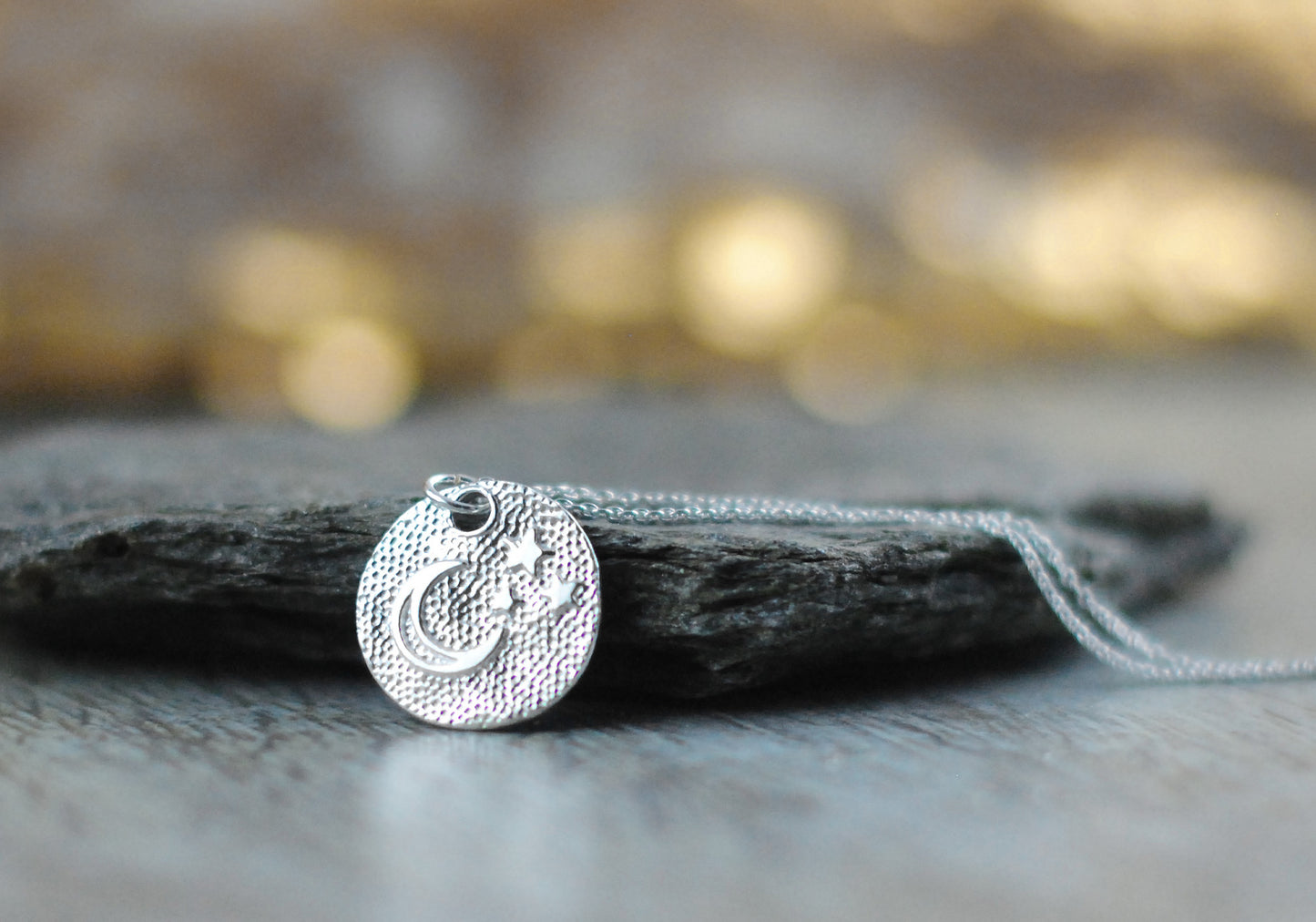 925er Silber Kette "Sternenhimmel"