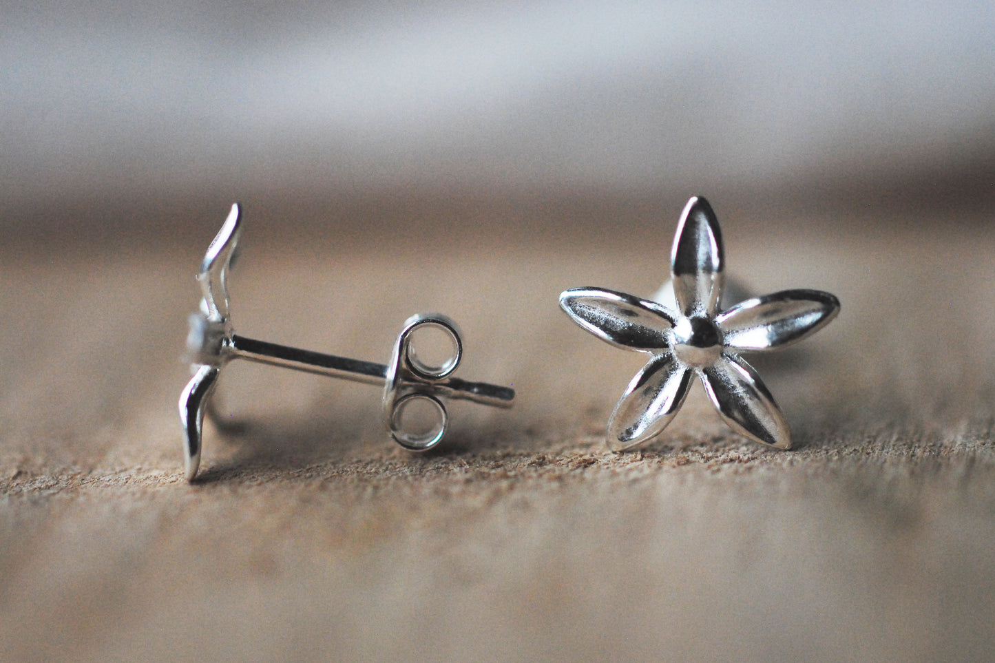 925er Silber Ohrstecker "Blüte"