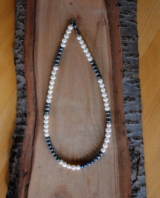 Süßwasserperlenkette "Hekate" Unikat