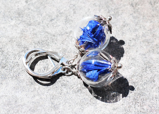 Ohrhänger "Kornblume"