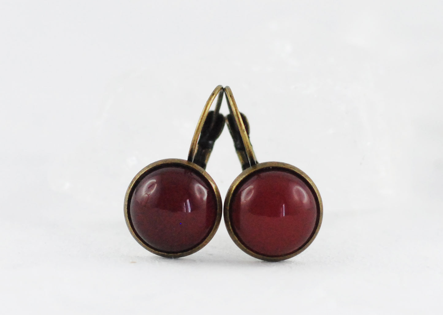 Edelstein-Ohrhänger Roter Achat