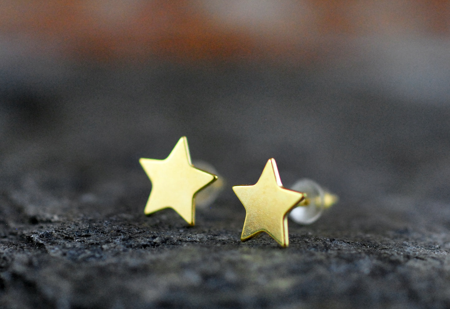 24K Vergoldete Ohrstecker "Sternenlicht"