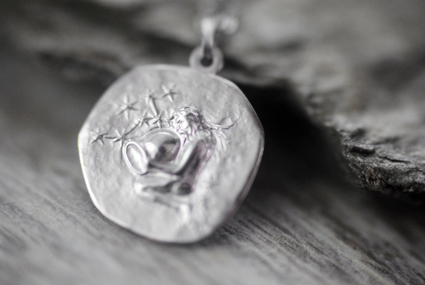 925er Silber Kette Wassermann Aquarius Sternzeichen