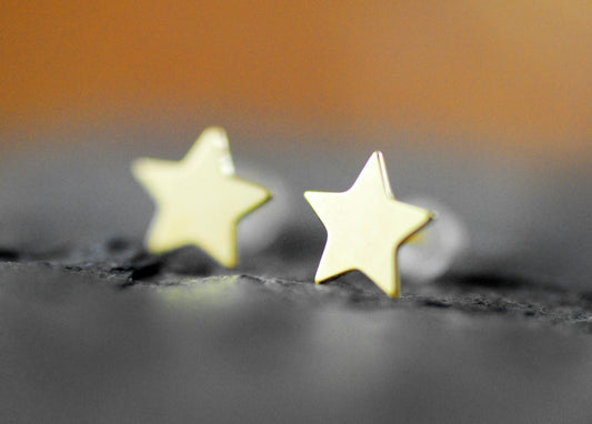 24K Vergoldete Ohrstecker "Sternenlicht"