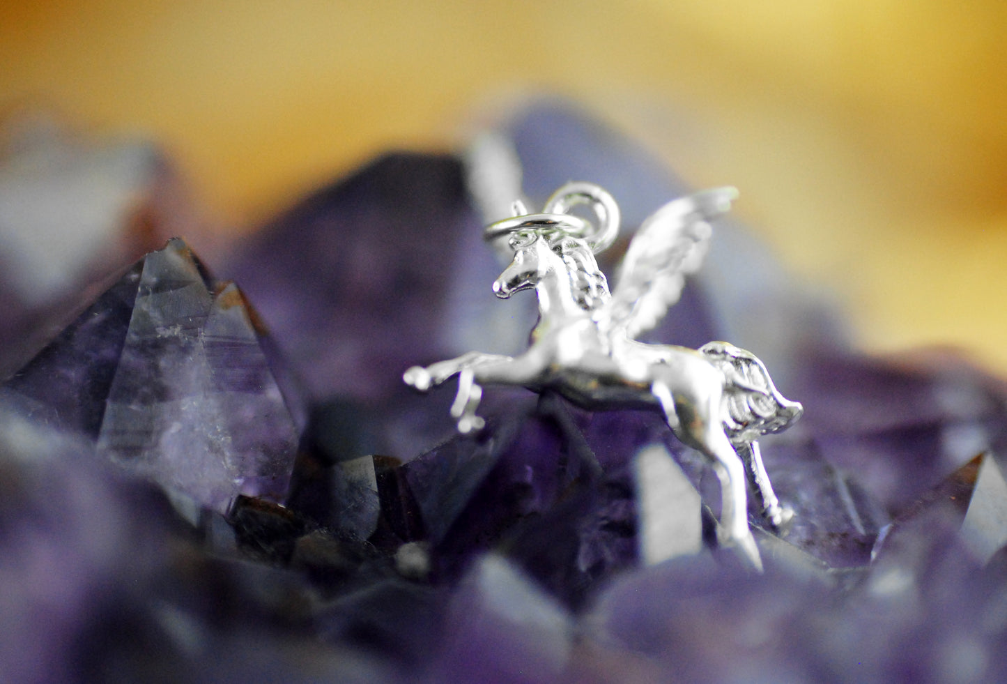 925er Silber Kette "Einhorn & Pegasus"