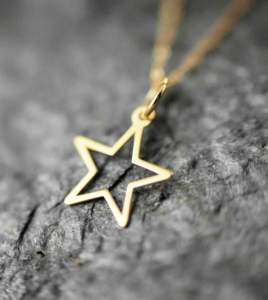 24K vergoldete Kette "Sternenlicht"