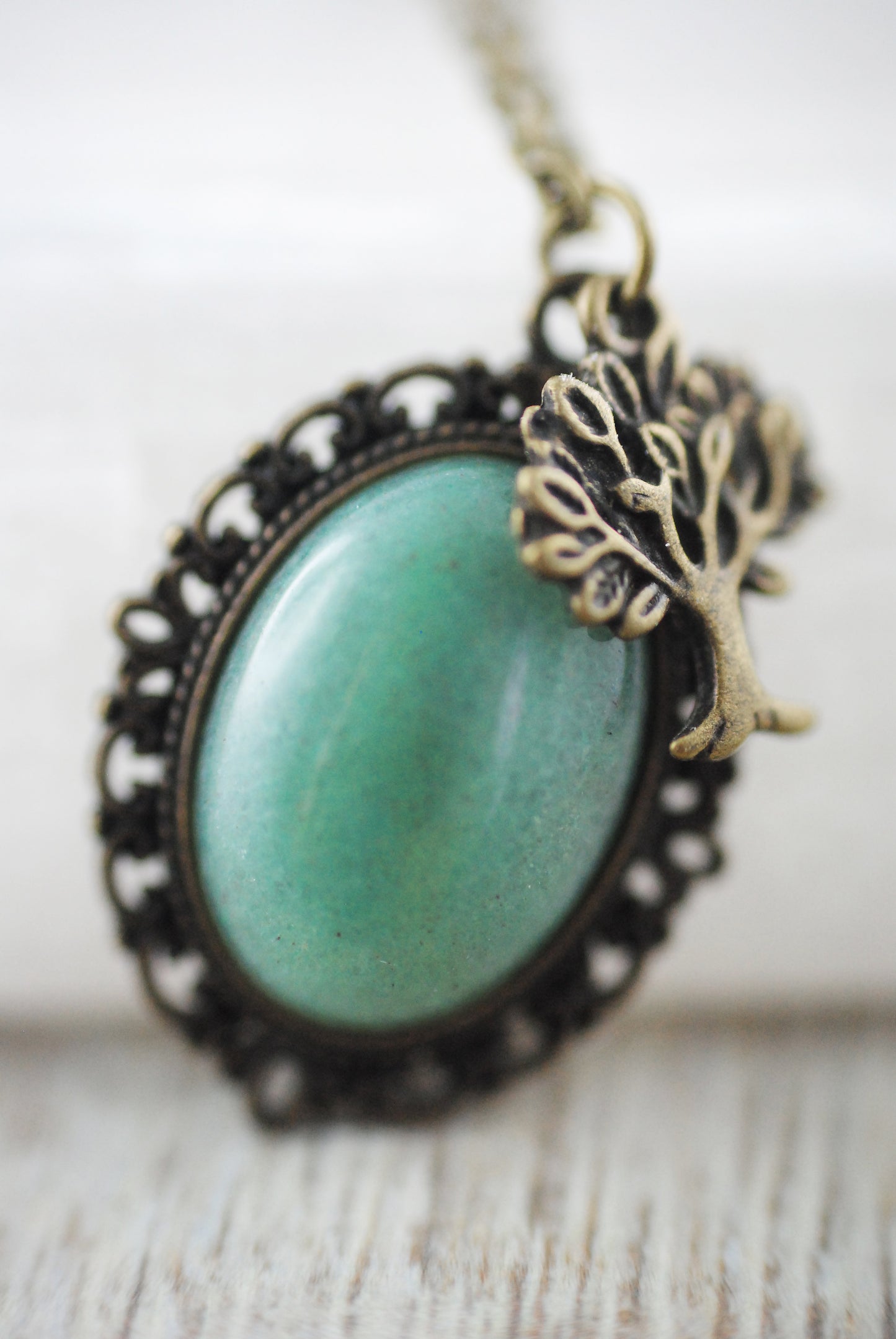 Amulett "Lebensbaum" mit Aventurin