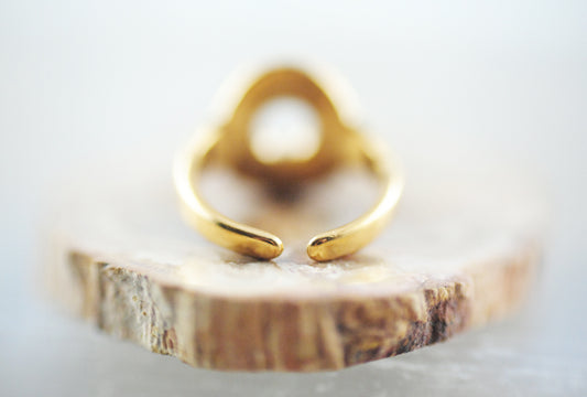 Sonnenaufgang / Ring vergoldet