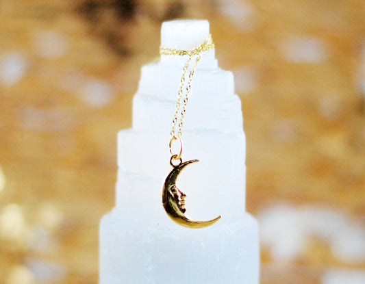 24K vergoldete Kette "Mondliebe"