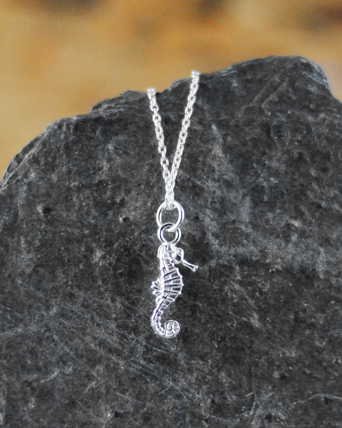 925er Silber Kette "Seepferdchen"