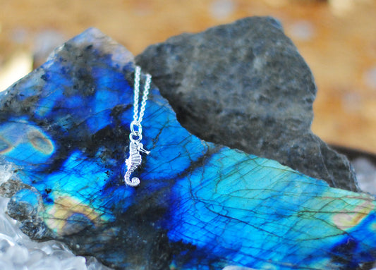 925er Silber Kette "Seepferdchen"