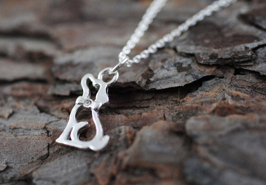 925er Silber Kette "Hund"