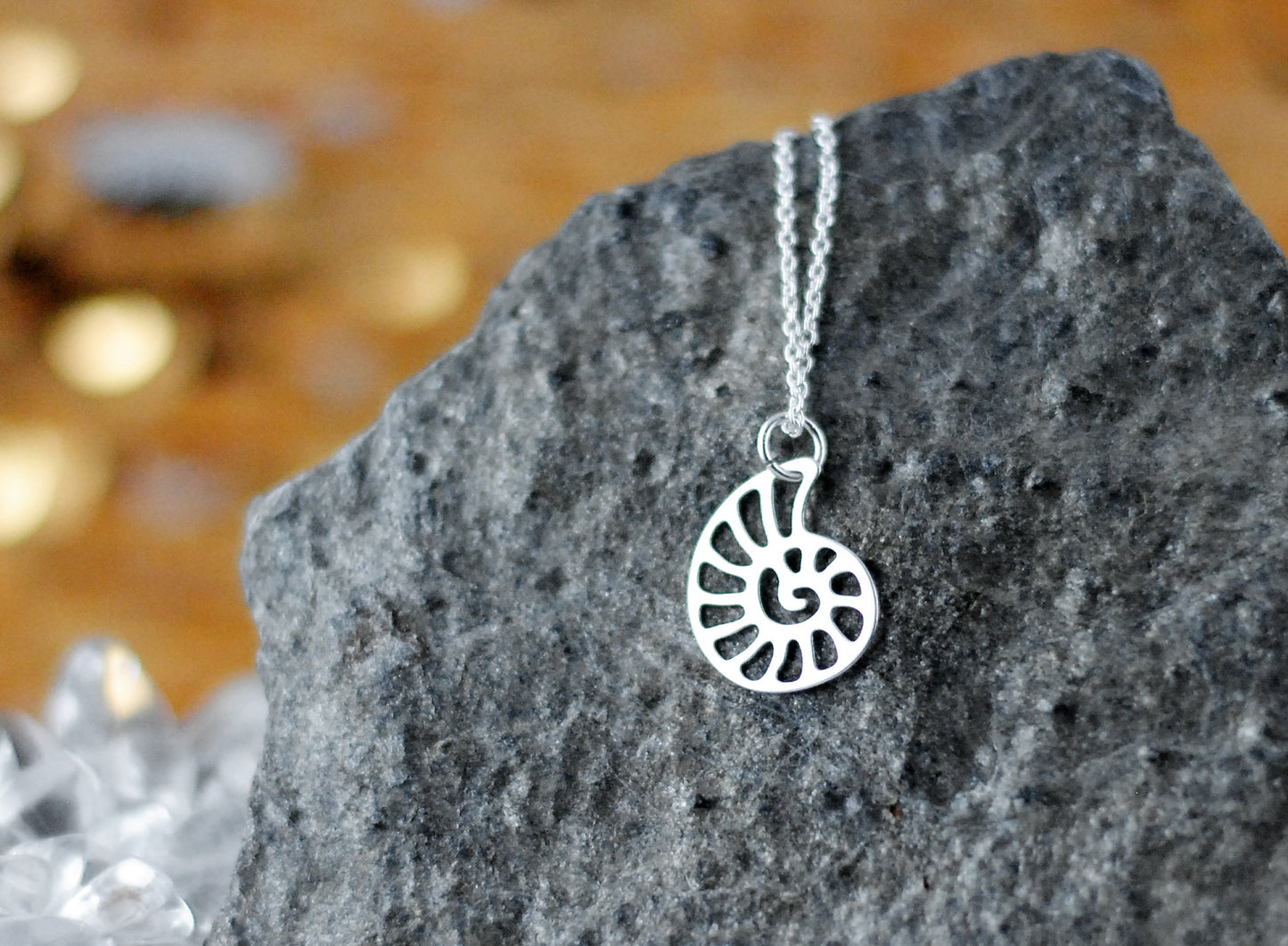 925er Silber Kette "Muschelschnecke"