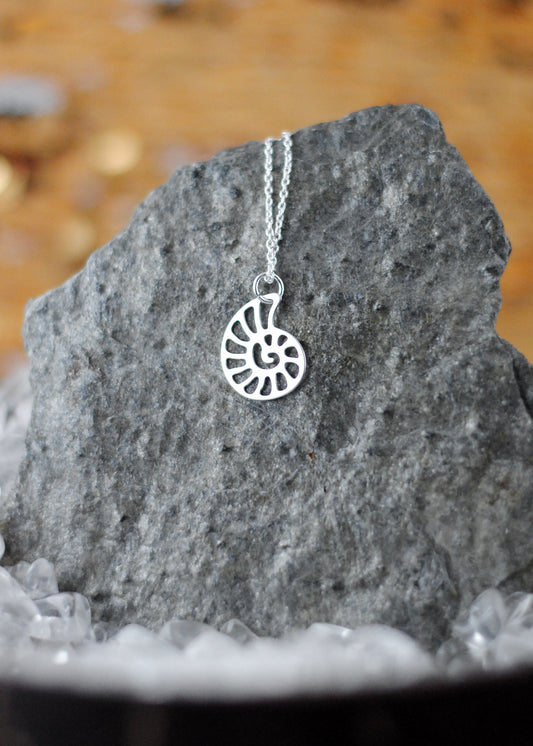 925er Silber Kette "Muschelschnecke"