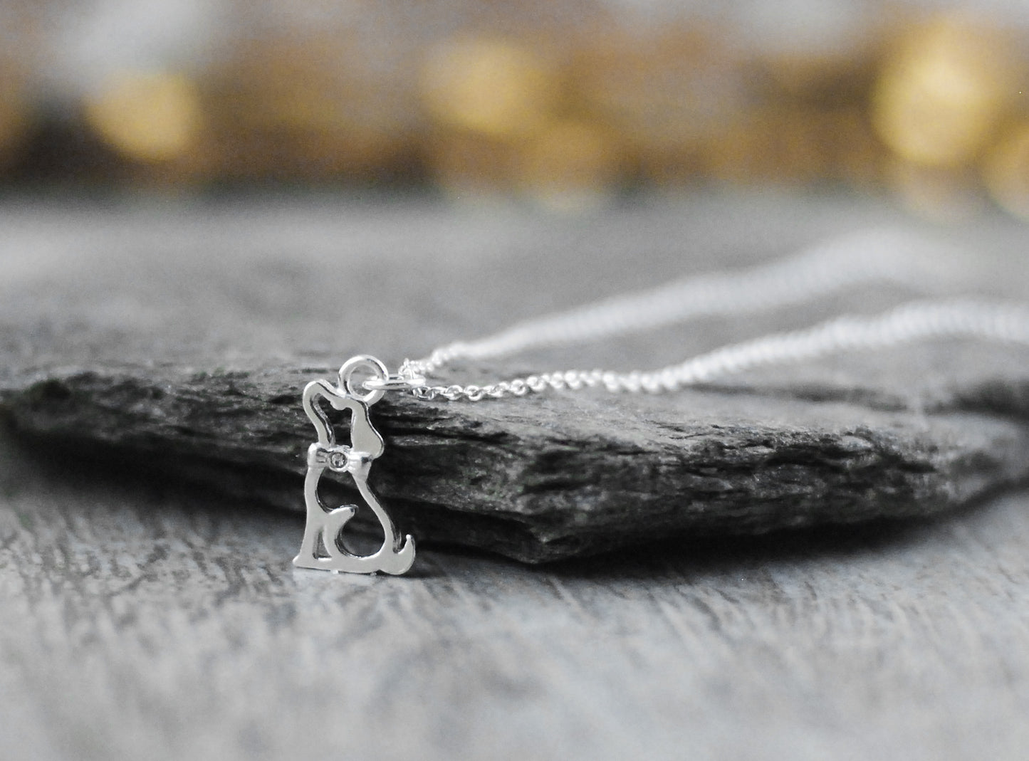 925er Silber Kette "Hund"