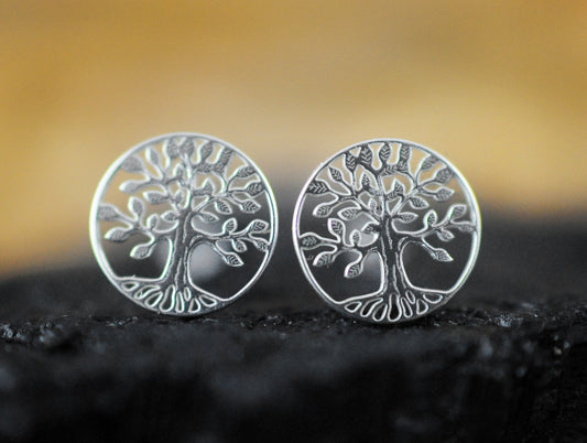 925er Ohrstecker "Lebensbaum"