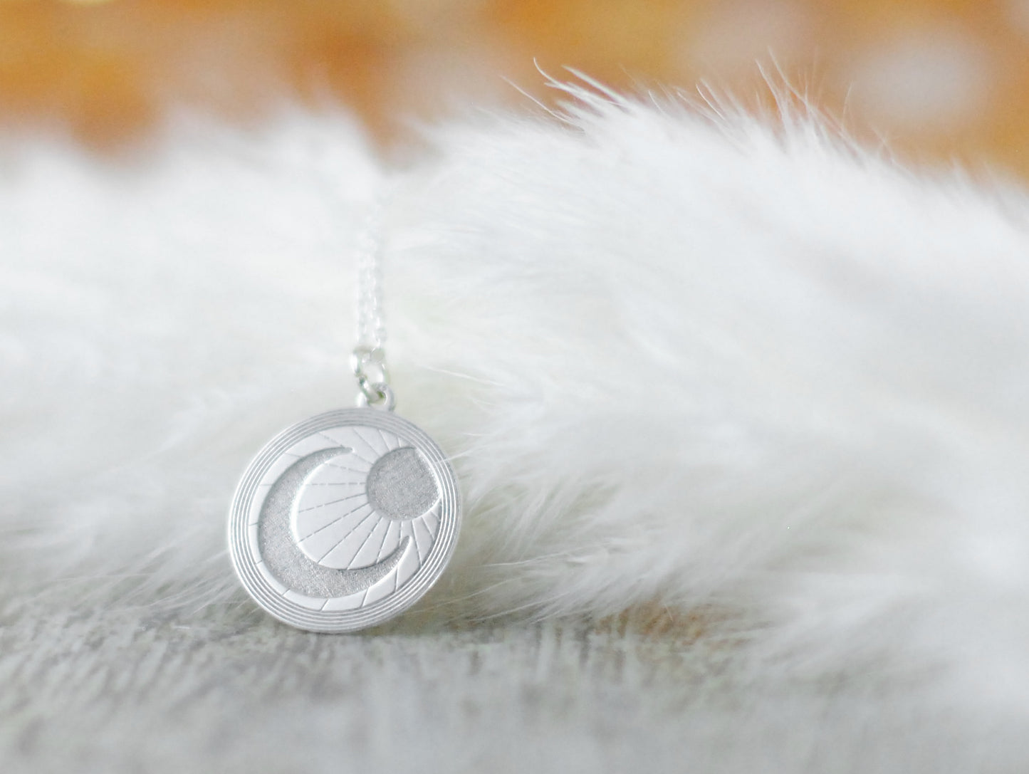 925er Silber Kette "Sonne & Mond" II