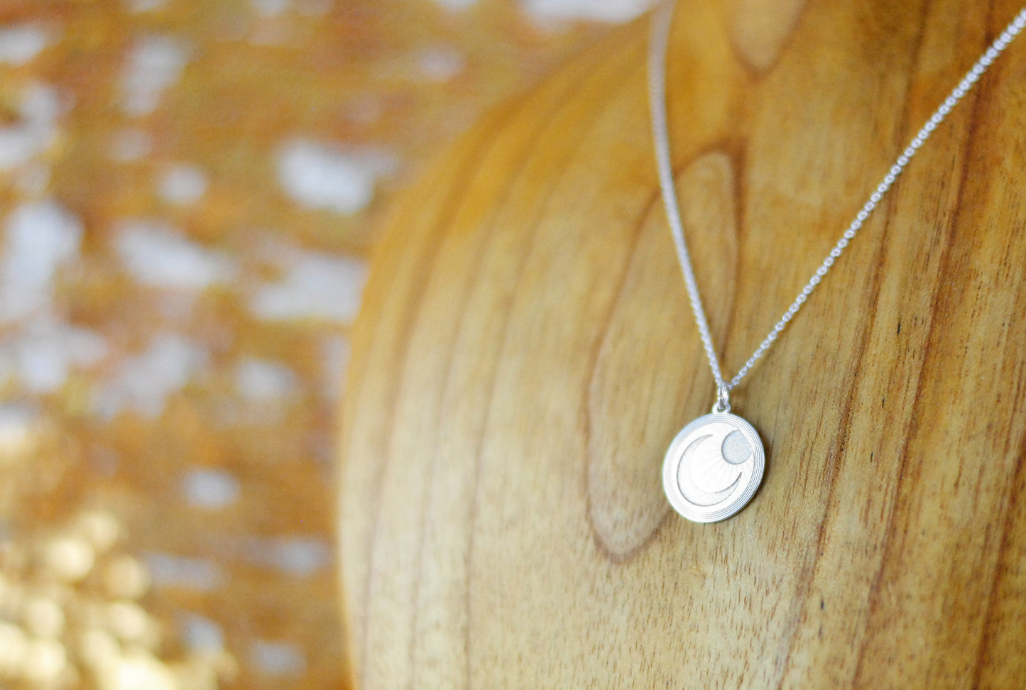 925er Silber Kette "Sonne & Mond" II