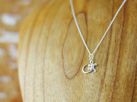 925er Silber Kette "Gecko"