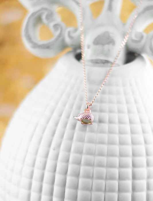 18K Roségold vergoldet "Kette Igelchen"