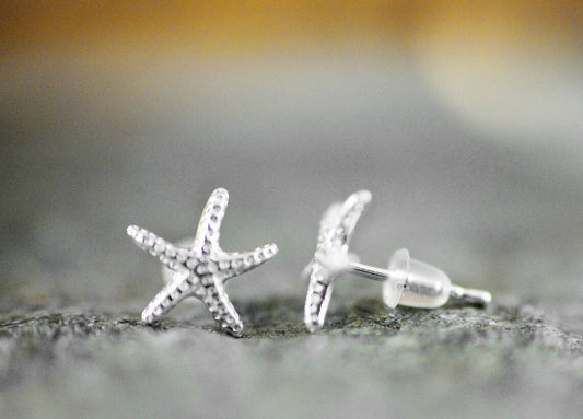 925er Silber Ohrstecker "Seestern"