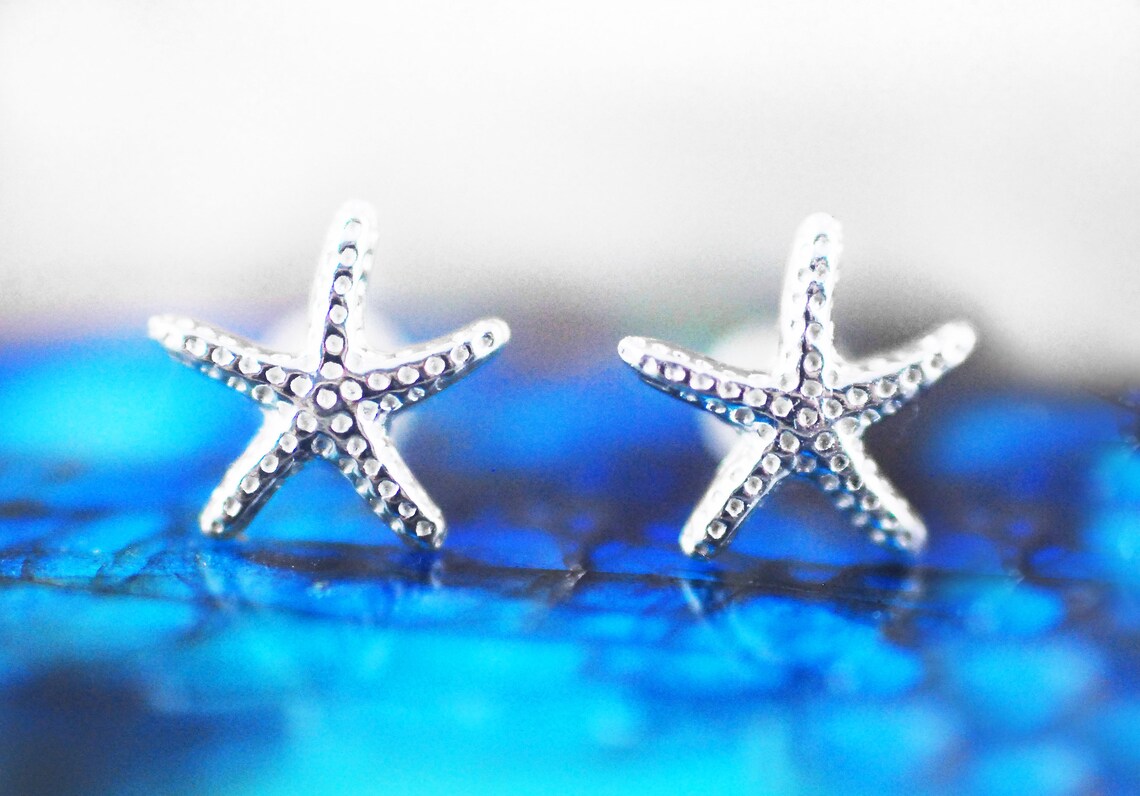 925er Silber Ohrstecker "Seestern"