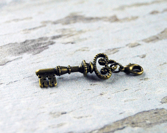 Charm "Schlüssel" Bronze