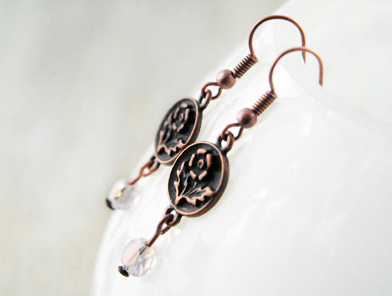 Rosenzart" Ohrhänger