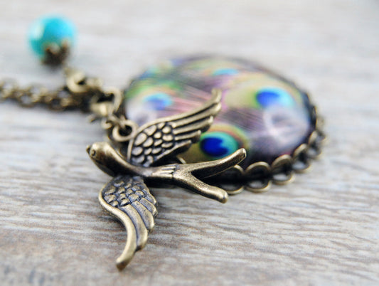 Pfauenauge" Amulett VII