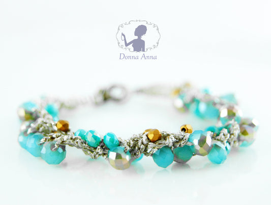 Meereswogen / UNIKAT-Armband