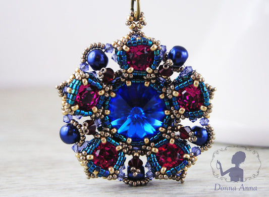 Orientalische Blüte / UNIKAT-Collier